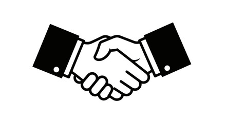 Business Handshake Icon: Agreement, Partnership, Deal © nikmah