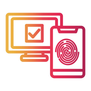 bimetric Line Gradient Icon