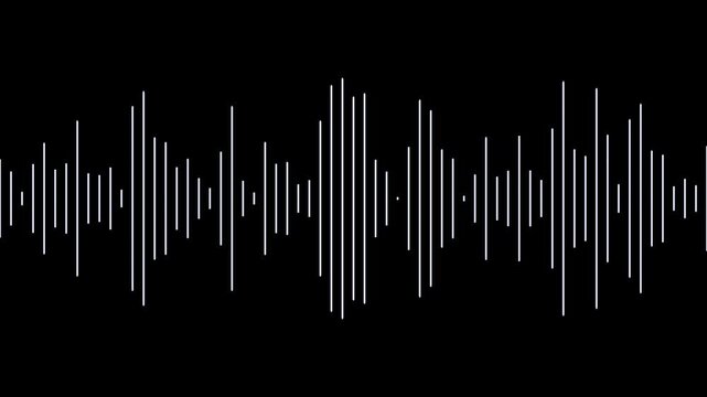 Podcast sound waves for online audio streaming and podcasting or music player and mobile phone voice message soundwaves. Sketch of musical soundtrack. Frequency audio waveform.