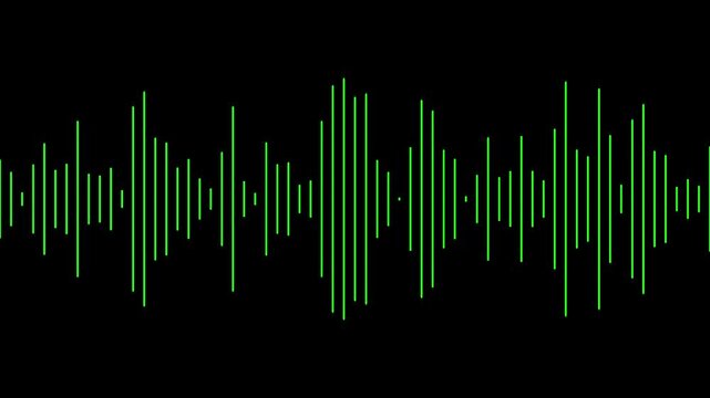 Podcast sound waves for online audio streaming and podcasting or music player and mobile phone voice message soundwaves. Sketch of musical soundtrack. Frequency audio waveform.