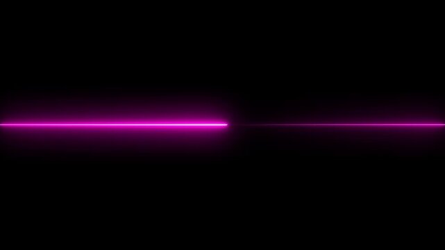 glowing neon lines. Light and stripes moving fast over dark background.