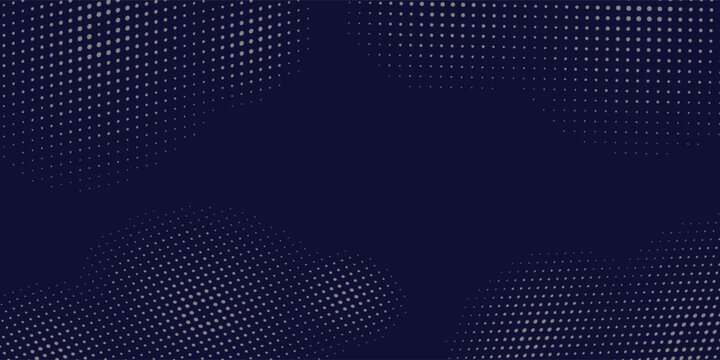 Abstract dark blue background with subtle geometric patterns and textured elements.