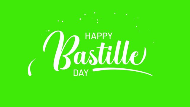 Green graphic design for bastille day in france. Perfect for social media, marketing materials, and holidaythemed content. Vive la france.