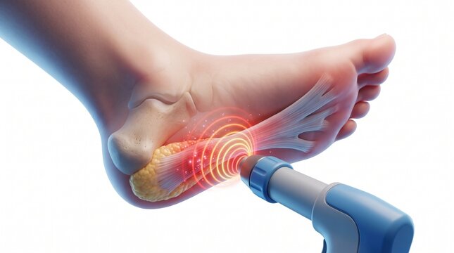 3D Visualization of Extracorporeal Shockwave Therapy (ESWT) for Plantar Fasciitis