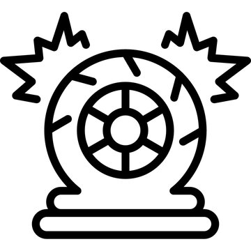 Flat Tire Fix Icon