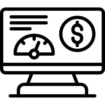 Credit Score Monitoring Icon