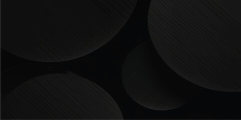 Abstract black and white space eclipse circle background with moon planet light texture dark night pattern design illustration © Shayada Munia