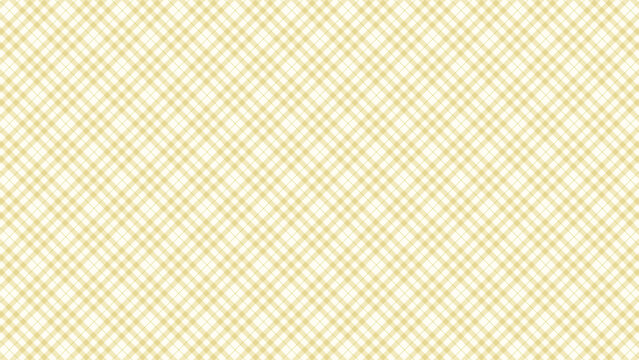 春夏らしいイエローのかわいい印象のアーガイル柄16:9背景素材