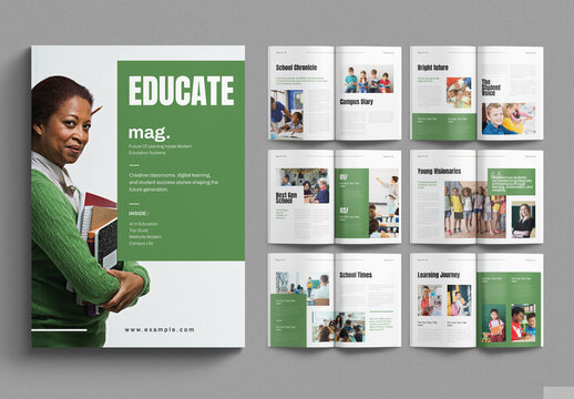 Education Magazine Template