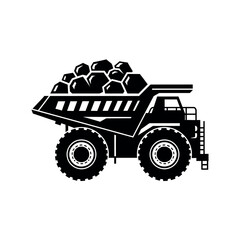 Large Mining Dump Truck Vehicle. © Romlah