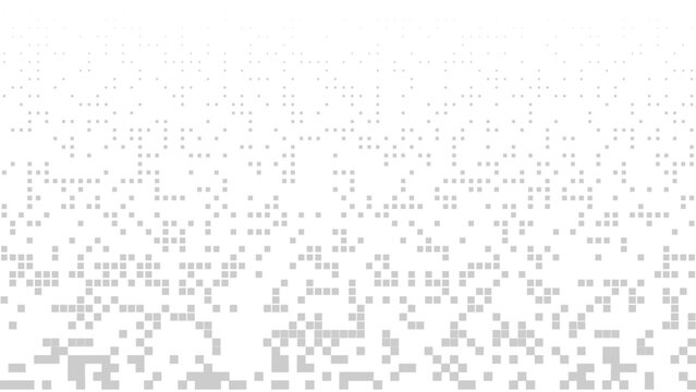 inimalist grey abstract halftone square pattern gradient fading from bottom to top on a white background