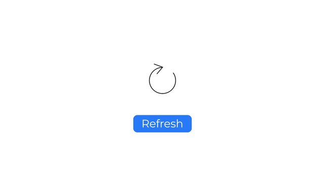 blue refresh button with rotating reload icon.