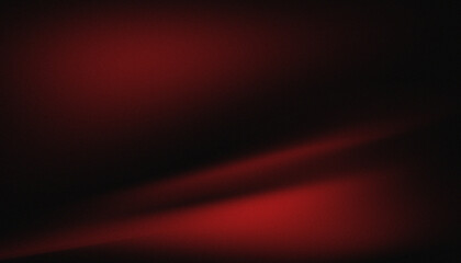 Naklejka premium Red to black soft gradation background noise texture.