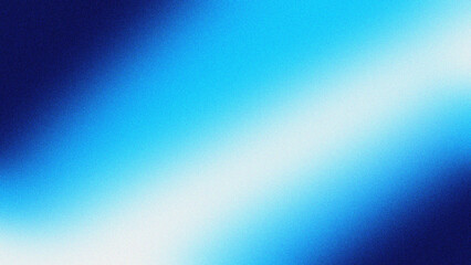 Obraz premium Abstract blue gradient background with grainy texture and neon light effect