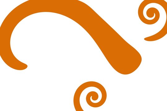 white background with an image resembling an abstract elephant trunk