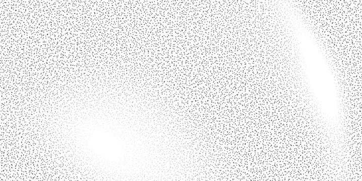 Abstract stippled background with gradient dot texture and noise effect