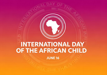 International Day of the African Child poster June 16