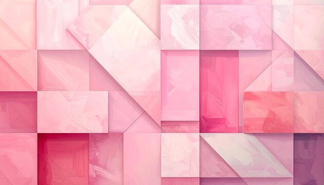 A modern abstract design showcasing overlapping pastel-colored rectangular and angular shapes with a watercolor-like appearance