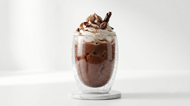 chocolate ice with vanila cream