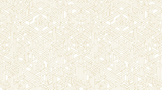 highly detailed and intricate seamless pattern featuring an isometric illusion design, perfect for use in graphic design, textiles, and digital art