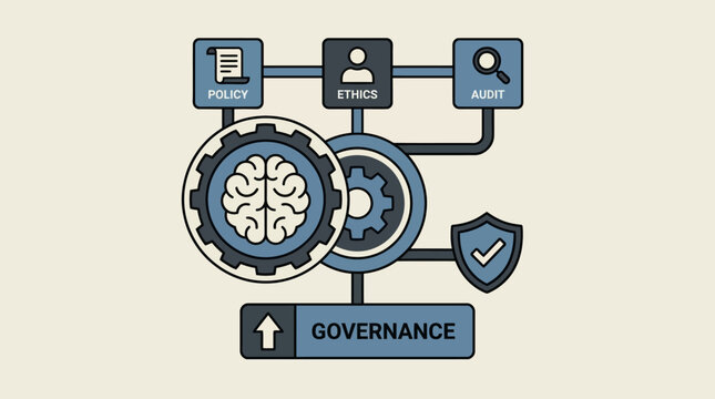 Governance and management system flowchart.