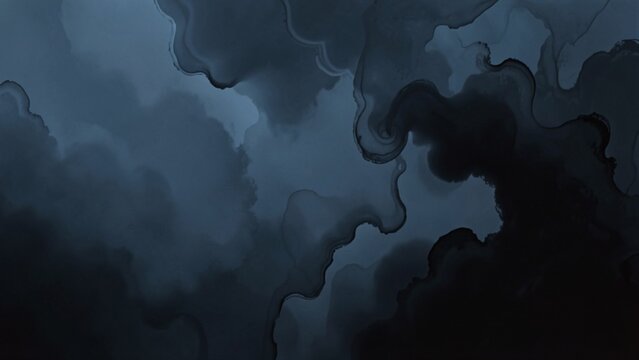 Ink diffusion background with spacious dark copy space