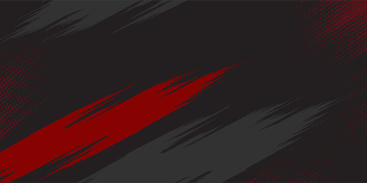 Glitch distorted grunge background. Noise destroyed texture. Red halftone dots blue color pattern gradient grunge texture background.