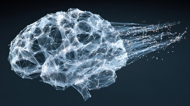 Digital representation of human cerebrum structure shows information transfer pathways