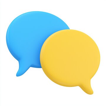Two overlapping speech bubbles in bright blue and orange

Copied from: Adobe Stock キーワード最適化 - Google Gemini - <https://gemini.google.com/app/f016308e9d0113e3?hl=ja>