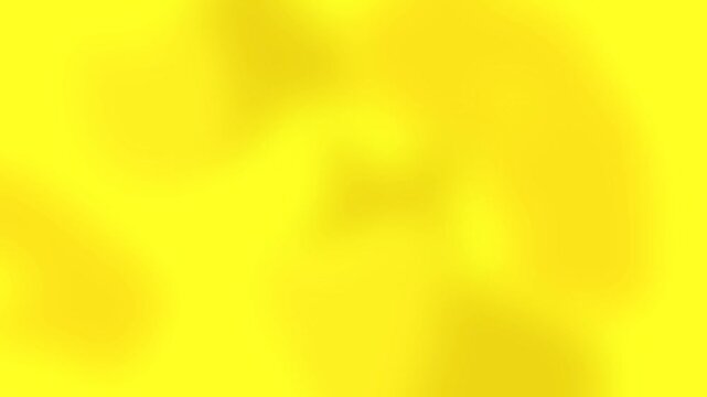 yellow background video with moving blurred objects behind, looping video and motion graphic