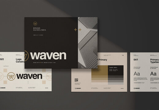 Brand Guideline Layout Template