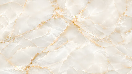 Cream onyx marble texture with golden veins and natural pattern background material abstract polished backdrop interior decoration close-up contemporary countertop flooring