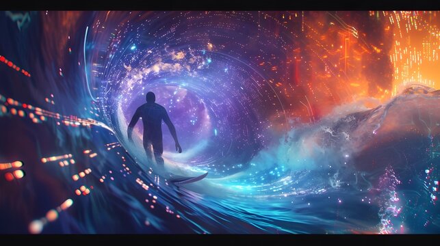 Dynamic Professional Surfing on Abstract Waves of Big Data Stream and Cyber Information Ocean