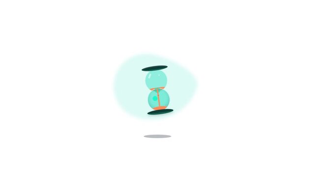 A conceptual illustration of an hourglass, representing the passage of time and its finite nature, with a soft, ethereal glow emanating from its core