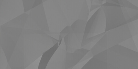 Obraz premium Abstract grey geometric background with soft triangular shapes and modern polygon design pattern