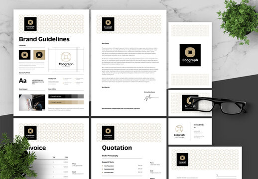Cream And Black Photo Studio Brand Guidelines
