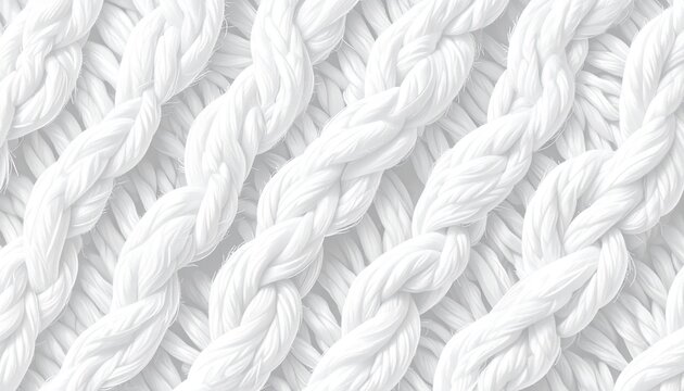 Close-up seamless velcro hook-and-loop fiber texture pattern in white minimalist flat illustration