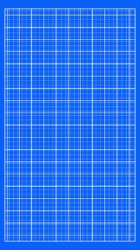 Blue blueprint architectural grid paper design