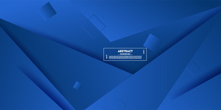 Abstract blue background with shadow square paper cut shape pattern element concept design. Vector Eps10