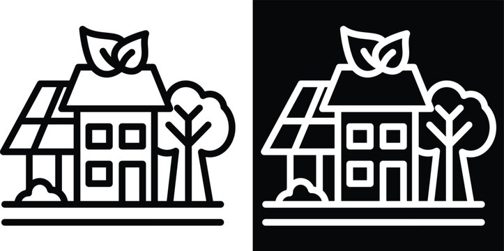 project Two-tone version in black and white background