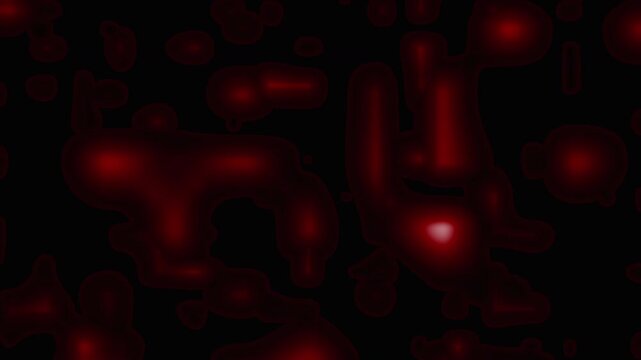 Abstract red digital background with lava lamp effect suitable for graphic design projects, social media posts, and modern website backgrounds.