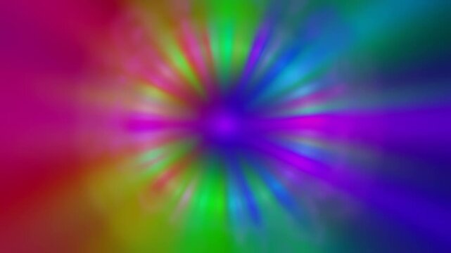 Colorful radial pattern expanding outward