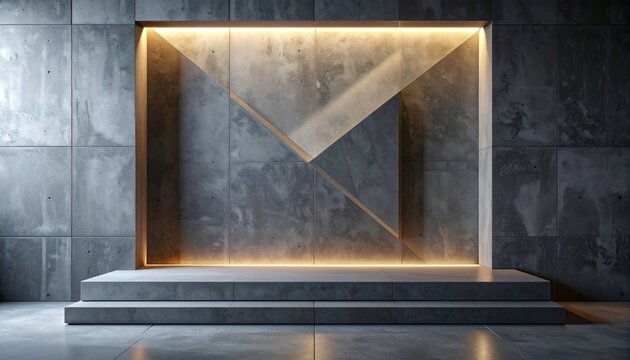 Subtle geometric fintech background with realistic texture