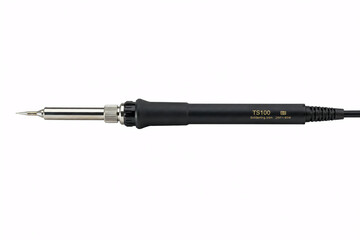 Fototapeta premium Realistic Precision Soldering Iron Isolated on White Background