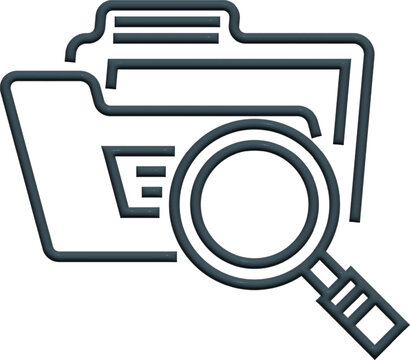file folder icon vector or illustrator design	
