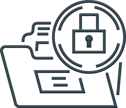 file folder icon vector or illustrator design	
