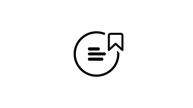 A minimal circular arrow icon with a small indicator representing a refresh reload or repeat cycle action commonly used in applications and interfaces