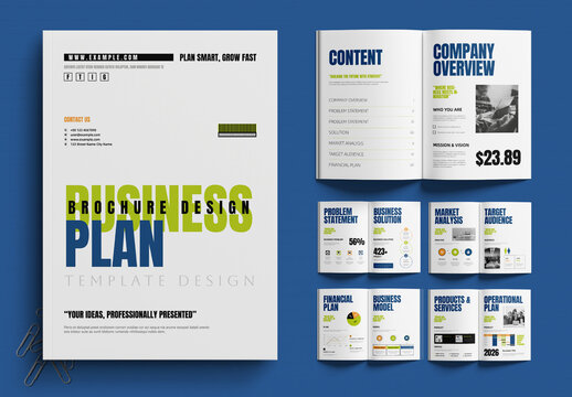 Corporate Business Plan Report Design Template