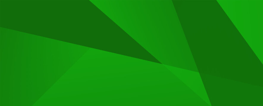 abstract geometric background with dynamic shape on gradient color of green. Geometric shapes. 