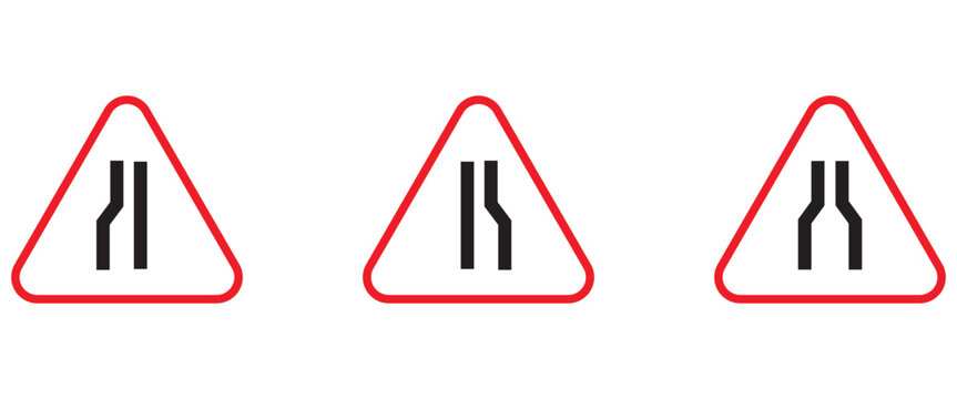 Triangular Road Warning Sign Set &ndash; Eight Hazard Symbols for Weather and Driving Conditions Vector Illustration
Web